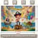 Pirate Birthday Party Banner - 2D Flat Polyester Backdrop With Sailboats, Balloons, Wall Hanging Photo Props, Party Decor_maomaolike.com