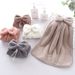 Home Textile Cute Hanging Bow Hand Towel Fleece Soft Absorbent Kitchen Towel_maomaolike.com