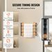 VEVOR Towel Warmer Heated Towel Bar-Rack - Nopwer Bathroom Wall Mounted Electric Towel Drying Plug-in Matte Black 4 Bars_maomaolike.com
