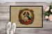 Beagle Christmas Flowers Doormat Front Door Mat Indoor Outdoor Rugs For Entryway, Non Slip Washable Low Pile, 24H X 36W_maomaolike.com
