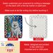 Samoyed Christmas Reindeer Porcelain Ornament Christmas Tree Hanging Decorations For Home Christmas Holiday, Rectangle, Gift, Multicolor_maomaolike.com