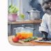Pomeranian The Chef Memory Foam Kitchen Mat Machine Washable Anti-Fatigue Mat Cushion Comfort Bath Mat Or Kitchen Rug_maomaolike.com