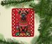 Border Terrier Holiday Christmas Porcelain Ornament Christmas Tree Hanging Decorations For Home Christmas Holiday, Rectangle, Gift, Multicolor_maomaolike.com