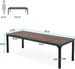 Rectangle Executive Desk, Computer Desk 6FT Conference Table_maomaolike.com