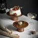 Japanese Style Solid Wood High Foot Tea Fruit Cake Tray, Wooden Tray_maomaolike.com