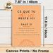 French Quote Painting Poster, Warm-toned Minimalist Typographic Poster, Meaningful Privacy & Boundary-focused Decor Ideal For Counseling Room, Living_maomaolike.com