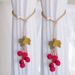 Modern New Simple Curtain Tiebacks With Adjustable Holes, Handmade Sheer Curtains, Gathered Hanging Balls, Decorative_maomaolike.com
