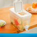 4L Refrigerator Water Bottle Summer Large Capacity Fruit Tea High Temperature Resistant Outdoor Cold Drink_maomaolike.com