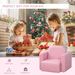 2-in-1 Convertible Table And Chair Set For Boys Girls For Boys Girls, Pink_maomaolike.com