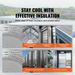 VEVOR Double Reflective Insulation Roll Foam Core Radiant Barrier 600 In X 24 In X 1/8 In_maomaolike.com
