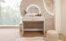39" Makeup Vanity Table With Mirror Touch Screen Lighted Mirror, Dressing Table With Drawer For Bedroom, White_maomaolike.com