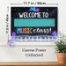Music Class Welcome Painting Poster, Neon-style Vibrant Musical Notes & Piano Keys Poster, Warm Welcoming Decor Ideal For Music Classrooms_maomaolike.com