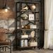 Bookshelf, Industrial Etagere Bookcase 6 Shelf Display Rack_maomaolike.com