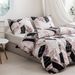 Bedding Sets Colorful Geometric Marble Pattern Printed Quilt Set Three Piece Set_maomaolike.com
