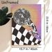 Sisyphus & Disco Ball Themed Painting Poster, Stylish Graffiti-style Poster, Monochrome Figure Pushing Disco Ball On Checkered Ramp With Gradient_maomaolike.com