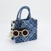 Unisex Glasses bag out of the street glasses bag Sunglasses box PU leather sunglasses bag hook pendant_maomaolike.com