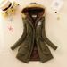 Women's Clothing 2024 Winter New Medium Long Cotton Coat Women's Large Fur Collar Lambskin Coat Plus Velvet Thickening Loose Cotton Clothes Trendy_maomaolike.com