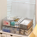 Single-use Storage Box Desktop Cosmetics Sample Organizer Magic Divider Large Capacity For Essence And Mask Acrylic Box_maomaolike.com