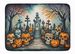 Calaveras Sugar Skulls Spooky Halloween Memory Foam Kitchen Mat Machine Washable Anti-Fatigue Mat Cushion Comfort Bath Mat Or Kitchen Rug_maomaolike.com