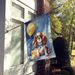 Cavalier Spaniel Happy Birthday House Flag Large Porch Sleeve Pole Decorative Outside Yard Banner Artwork Wall Hanging, Polyester, House Size, Multicolor_maomaolike.com