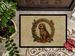 Otterhound Christmas Flowers Doormat Front Door Mat Indoor Outdoor Rugs For Entryway, Non Slip Washable Low Pile, 24H X 36W_maomaolike.com