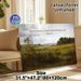Biblical Verse Countryside Painting Poster, Serene Vintage Pastoral Landscape Poster, Soothing Scripture Quote Creates Tranquil Atmosphere, Ideal For_maomaolike.com