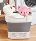 Foldable Laundry Basket, Space Saving, With Small Basket And Handle, Suitable For Clothes In Dormitories And Homes, Laundry Room Organization And Storage_maomaolike.com