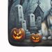 Alaskan Malamute Spooky Halloween Memory Foam Kitchen Mat Machine Washable Anti-Fatigue Mat Cushion Comfort Bath Mat Or Kitchen Rug_maomaolike.com