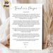 Teacher's Prayer Painting Poster, Elegant Minimalist Typographic Text Poster, Inspirational Religious Message Ideal For Classroom, Teacher's Office_maomaolike.com