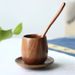 100Ml Woodens Big Belly Cup Creative Pattern Wooden Solid Wood Handcarved Anti Scald Tea Cups Simple Fragrant Original_maomaolike.com