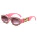 Unisex Fashion Round Diamond Studded Sunglasses Sun Protection Sunglasses Outdoor Rhinestone Glasses_maomaolike.com