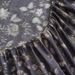 Dark Floral Luxury Polyester Skin Friendly Bed Mattress Protector Fitted Sheet_maomaolike.com