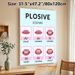 Plosive Sounds Painting Poster, Soft-colored Cartoon Lip Illustration Poster, Clear Guide For English Pronunciation Learning, Ideal For Language_maomaolike.com