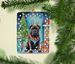 Cane Corso Christmas Reindeer Porcelain Ornament Christmas Tree Hanging Decorations For Home Christmas Holiday, Rectangle, Gift, Multicolor_maomaolike.com