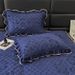 European Style Warm Velvet Quilted Lace Skirt Single Piece Winter Thickened Bed Cover Mattress Protector Non-Slip_maomaolike.com