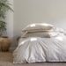 Wholesale INS Japanese Simple Linen Jacquard Pure Four-Piece Minimalist Style Dense Overlock Edge Full Washed Cotton 4-Piece Set_maomaolike.com