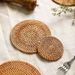 Handmade Rattan Heat Insulation Tea Household Dining Plate Bowl Casserole Cup Anti-scald Table Mat_maomaolike.com
