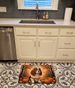 Cavalier Spaniel Fall Memory Foam Kitchen Mat Machine Washable Anti-Fatigue Mat Cushion Comfort Bath Mat Or Kitchen Rug_maomaolike.com