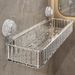 Suction Cup Storage Rack Wall-Mounted No-Drill Wall Hanging Toilet Washstand Bathroom Cosmetics Organizer_maomaolike.com