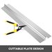 VEVOR PEX Heat Transfer Plates, 200 Pcs Box Radiant Heat Transfer Plates, 4 Ft Aluminum PEX Heat Transfer Plates, 1/2 Inch Heat Transfer Plates Designed For PEX Tubing_maomaolike.com