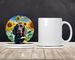 American Water Spaniel In Sunflowers Large Sandstone Coasters Pack Of 4 Absorbent Round Coasters Decor Gifts For Men Or Women, 4 In, Multicolor_maomaolike.com