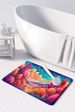 Celosia In Color Memory Foam Kitchen Mat Machine Washable Anti-Fatigue Mat Cushion Comfort Bath Mat Or Kitchen Rug_maomaolike.com