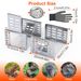 2Pcs Humane Rat Trap Catch And Release Live Mouse Cage Traps With Automatic Continuous Cycle Trapping For Chipmunk Rodent Mouse Small Animals_maomaolike.com