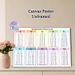 Multiplication Tables 1 To 10 Painting Poster, Color-coded Clear Educational Poster, Practical Math Learning Aid Ideal For Study Room, Home Learning_maomaolike.com