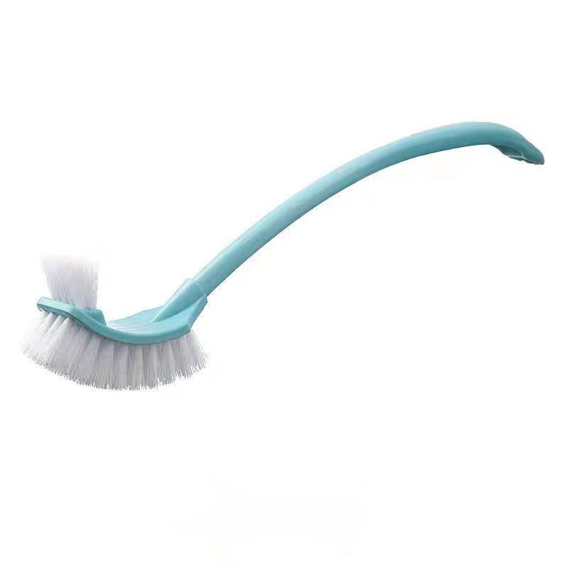 Super Easy To Use Cleaning Household Long Handle Plastic No Dead Angle Toilet Brush Set_maomaolike.com