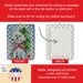 Maltese Christmas Porcelain Ornament Christmas Tree Hanging Decorations For Home Christmas Holiday, Rectangle, Gift, Multicolor_maomaolike.com