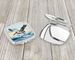 Pelican Soaring Compact Mirror Decorative Travel Makeup Mirror For Women Girls Gifts Pocket Makeup Mirror Folding Handheld_maomaolike.com