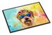 Cairn Terrier Hippie Dawg Doormat Front Door Mat Indoor Outdoor Rugs For Entryway, Non Slip Washable Low Pile, 24H X 36W_maomaolike.com