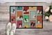 Lots Of Black And Whtie Papillon Doormat Front Door Mat Indoor Outdoor Rugs For Entryway, Non Slip Washable Low Pile, 24H X 36W_maomaolike.com
