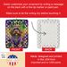 Wirehaired Pointing Griffon King Of Mardi Gras Porcelain Ornament Christmas Tree Hanging Decorations For Home Christmas Holiday, Rectangle, Gift, Multicolor_maomaolike.com